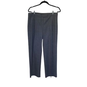 Theory gray subtle pattern 98% virgin wool dress pants